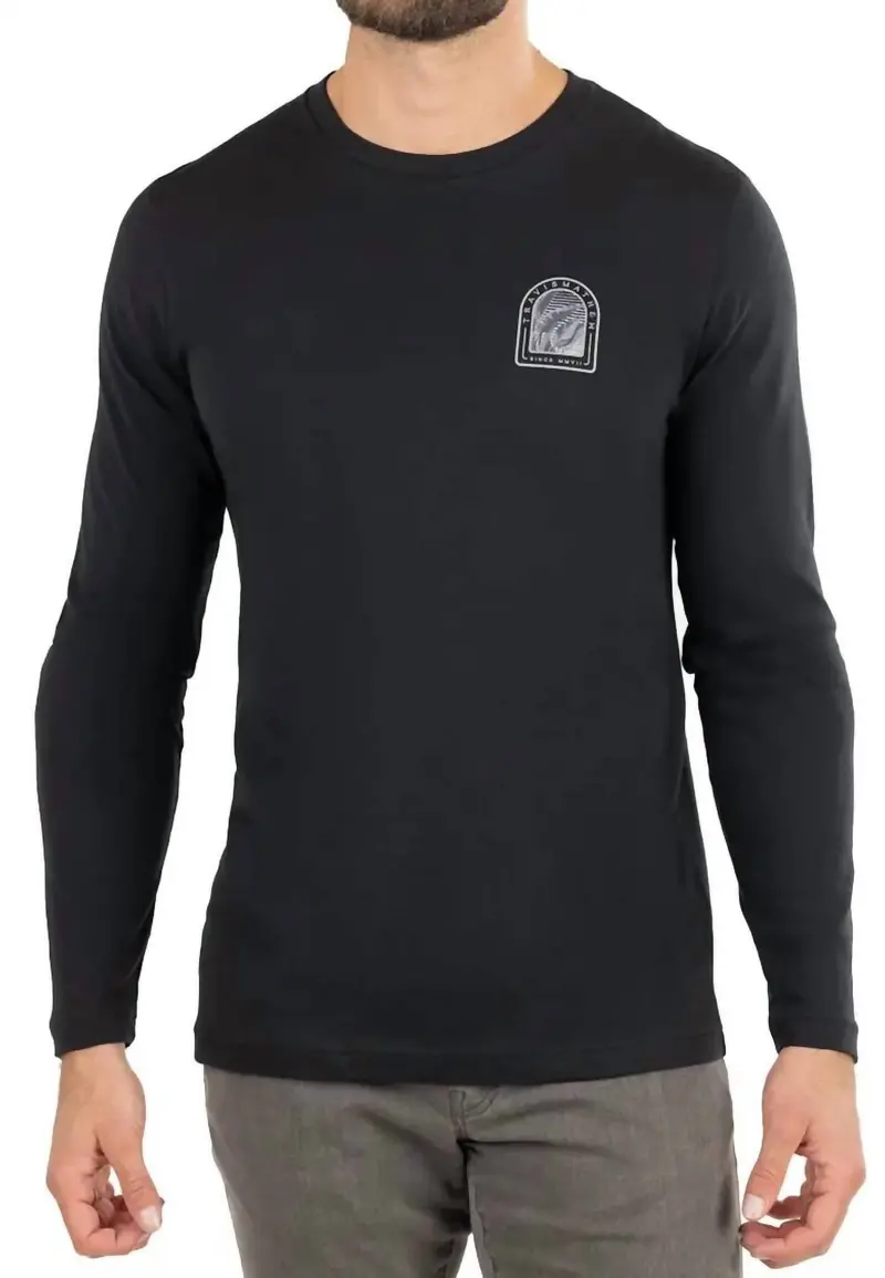 Learn The Ropes Long Sleeve Top In Black 1