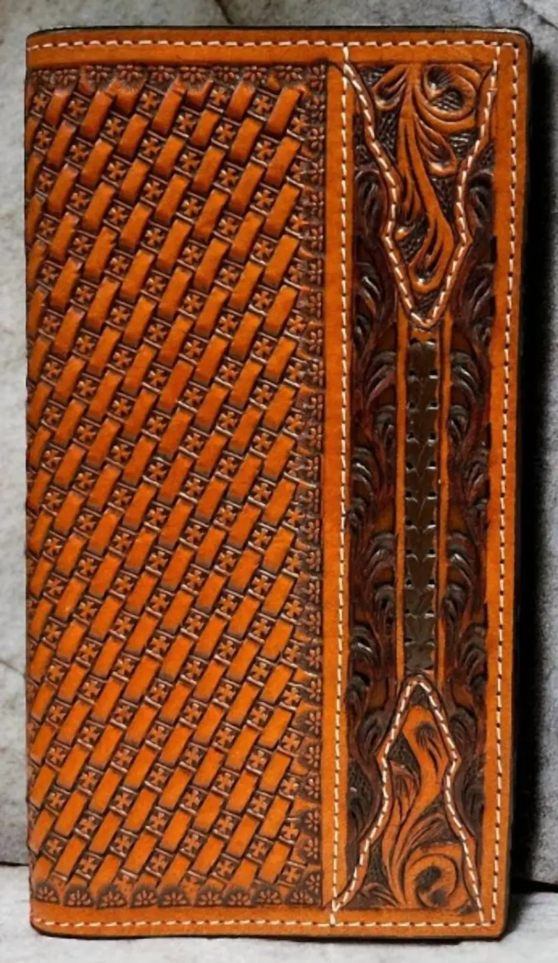 Leather Rodeo Wallet In Peanut 1