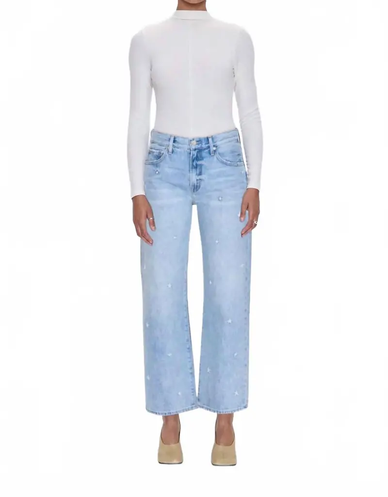 Lexi Mid-Rise Straight Leg Jeans In Stellar Vintage 1