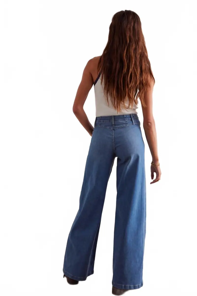 Libre Wide Leg Jean In Blue 2
