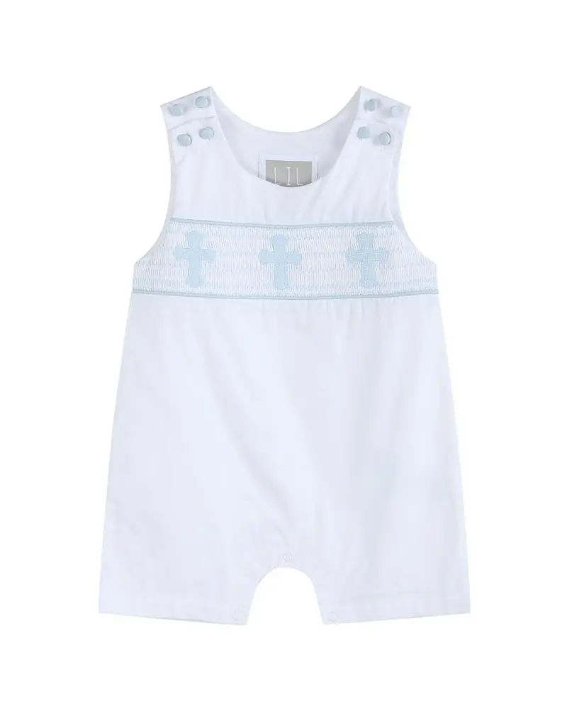Lil Cactus Holy Smocked Overalls 1