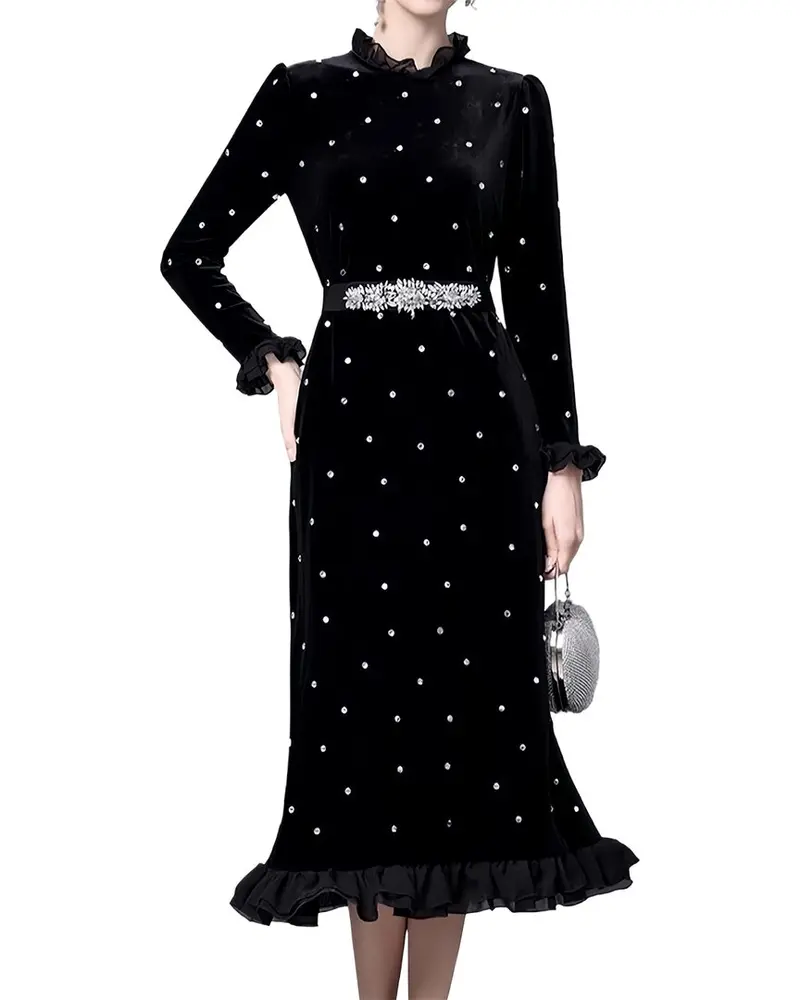Linda Charm Printed Midi Dress 1