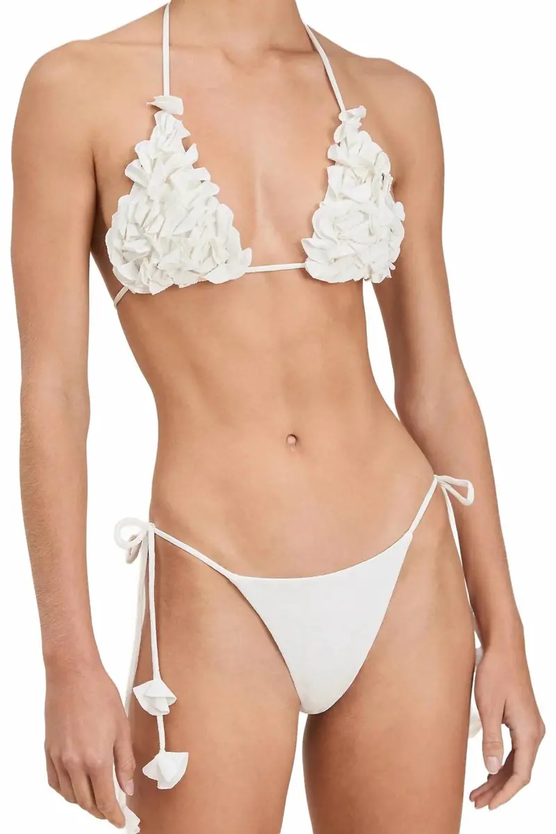 Lio Bikini Bottom In White 1