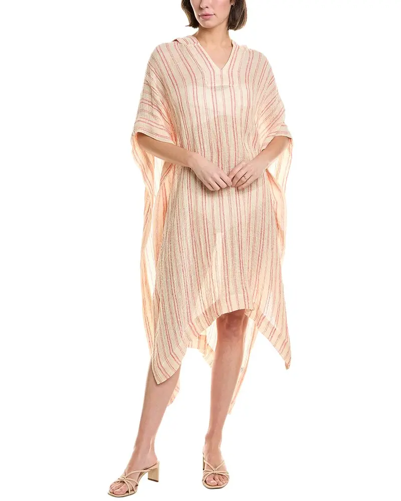 Lisa Marie Fernandez Linen Beach Poncho 1