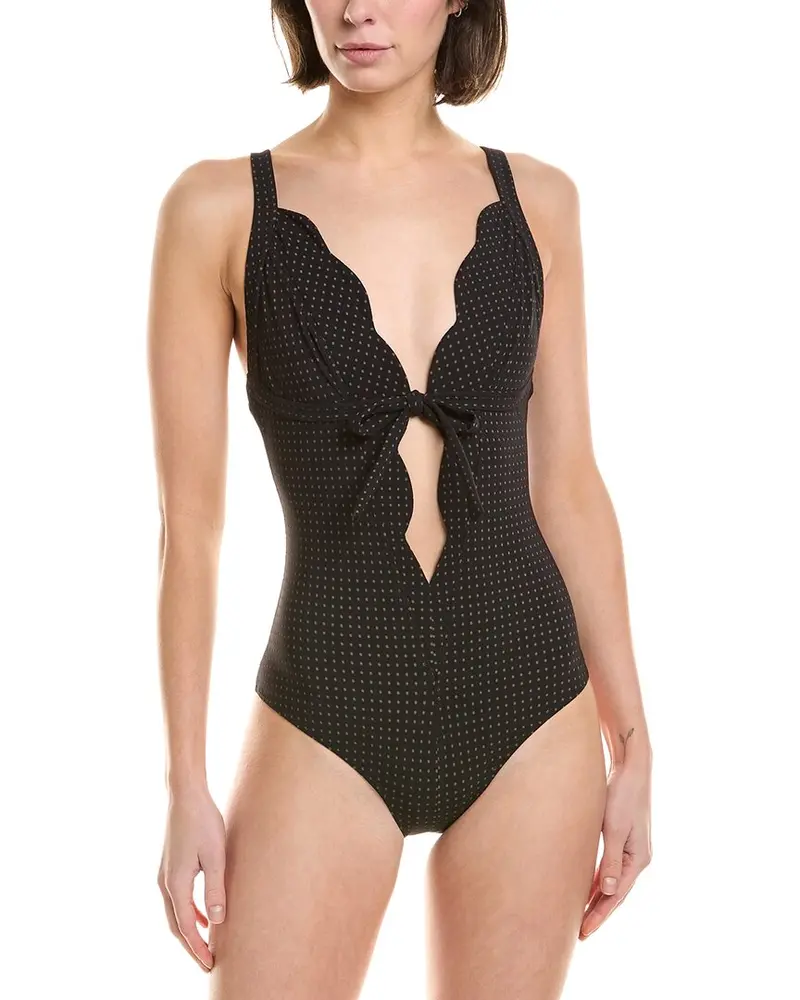 Lisa Marie Fernandez Scallop Bow Maillot One-Piece 1