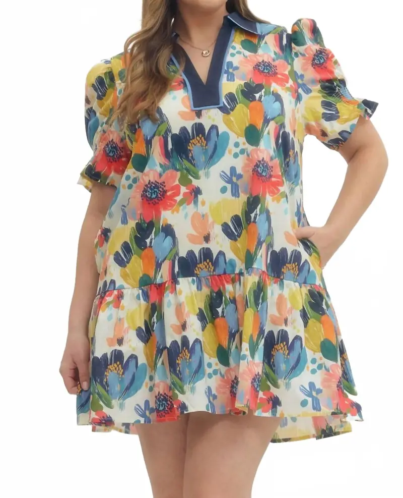 Looking For You Dress In Multicolor 2