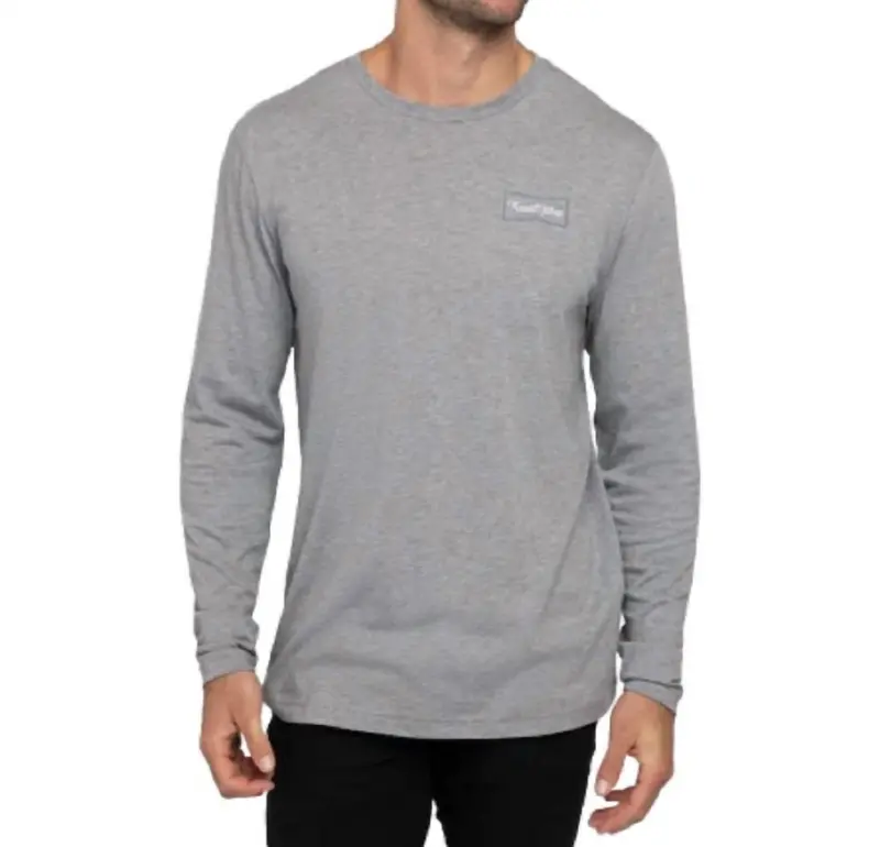 Lookout Point Long Sleeve Top In Heather Gray 1