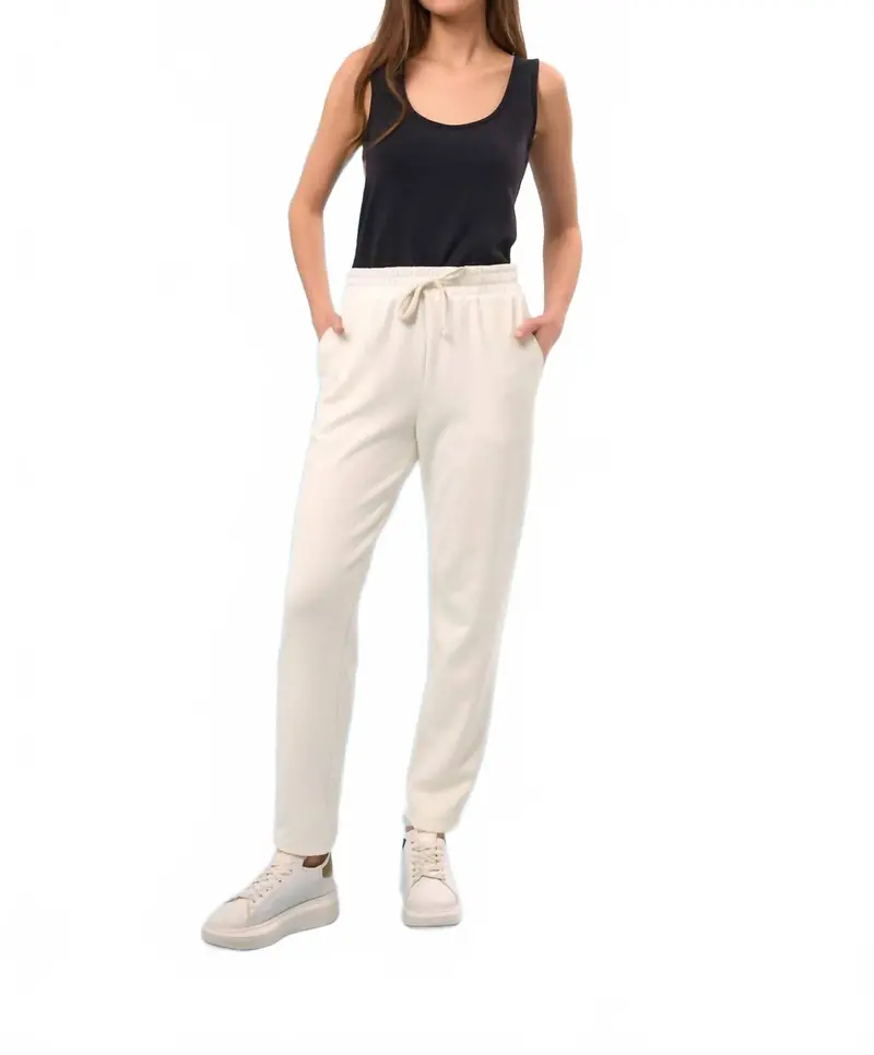 Lounge Pants In Ivory 1