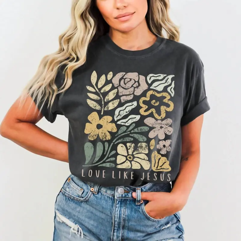 Love Like Jesus Tees In Multi 1