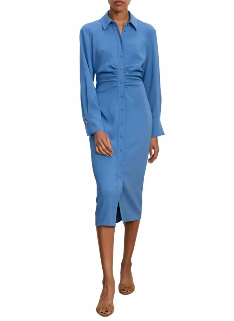 Loxley Dress In Blue Coast 1