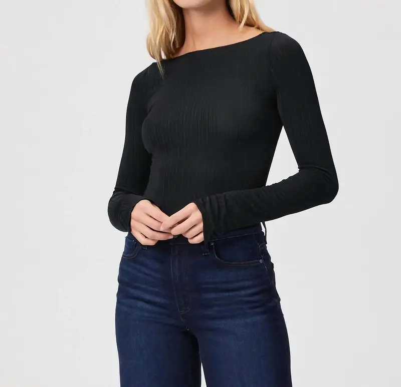 Lucina Top In Black 1