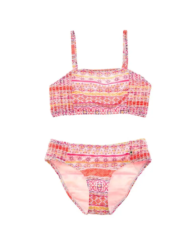 Lucky Brand Tile Print 2Pc Bikini Set 1