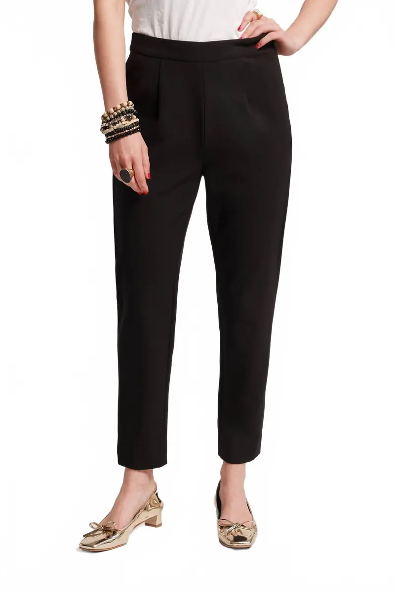 Lucy High-Rise Pant In Black 1