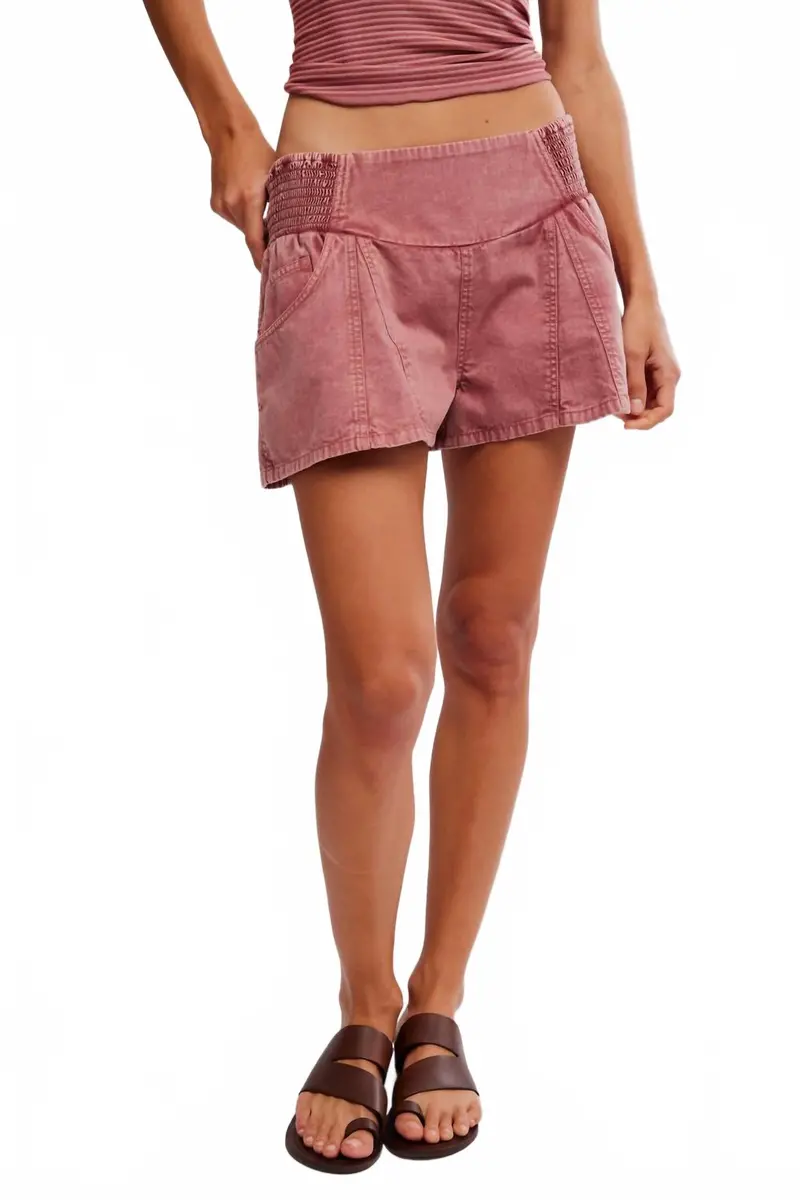 Luna Pull On Short In Canyon Sunset 1