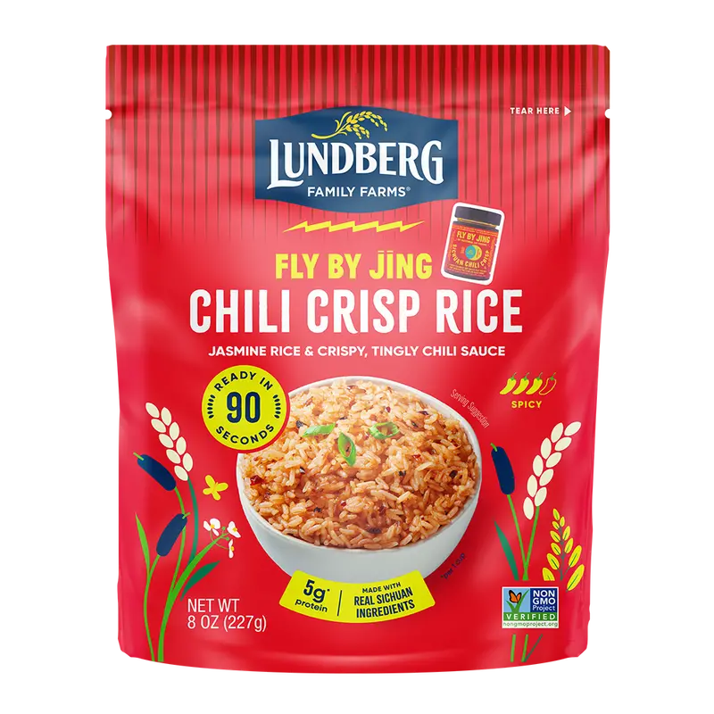 Lundberg X Fly By Jing Chili Crisp Rice 1