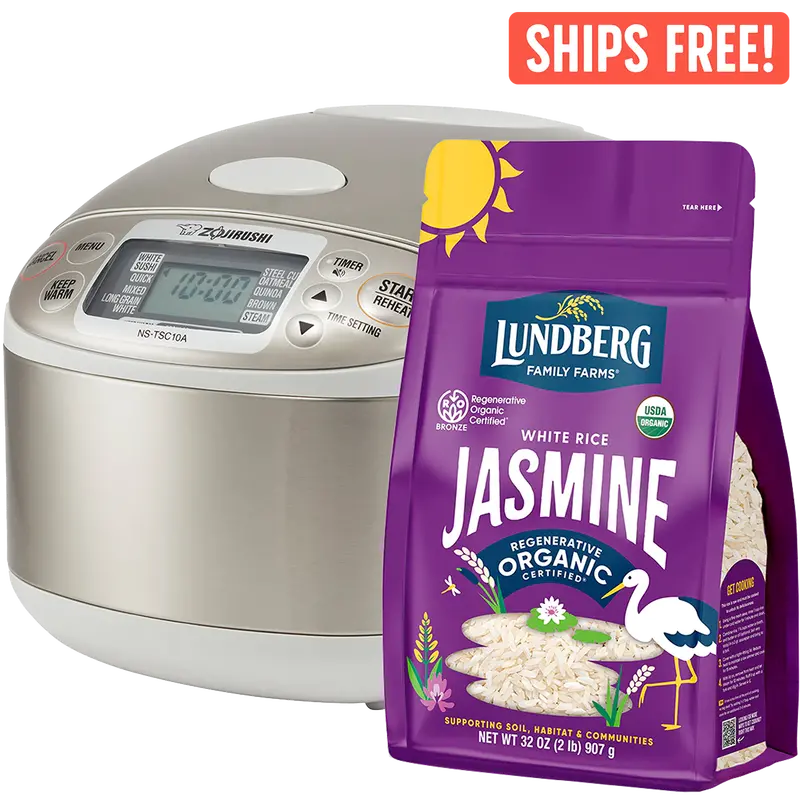 Lundberg X Zojirushi, Jasmine Rice 1
