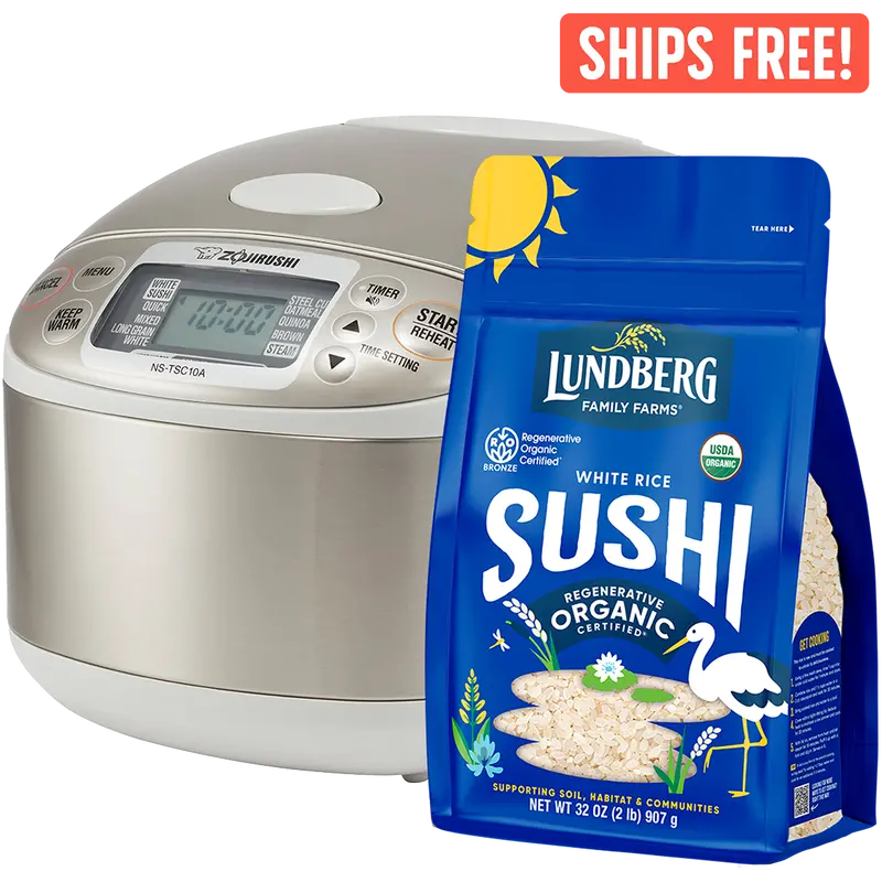 Lundberg X Zojirushi, Sushi Rice 1