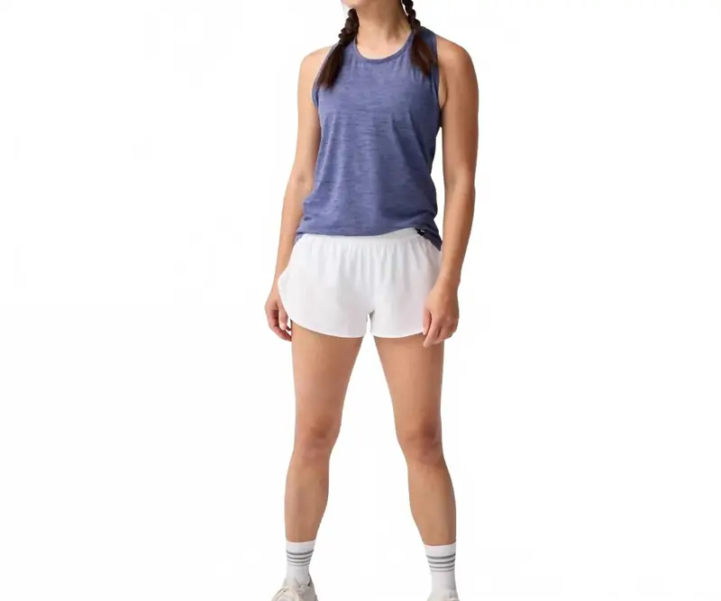 Luxe Tank Top In Heather Night Shadow 1
