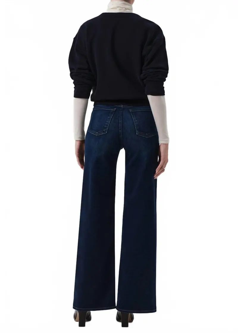 Lyra Long Wide Jean In Dark Indigo 2