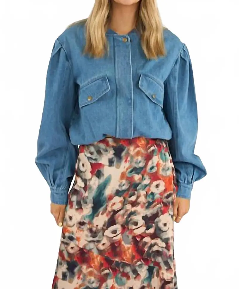 Lyria Jacket In Denim 1