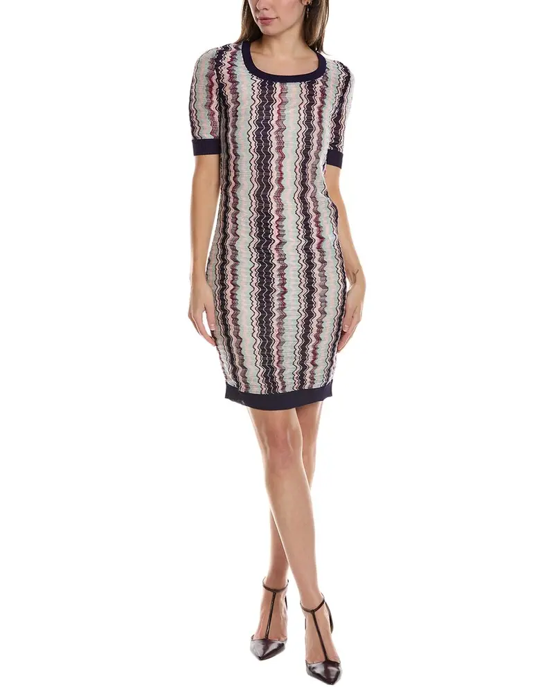 M Missoni Silk-Lined Mini Dress 1