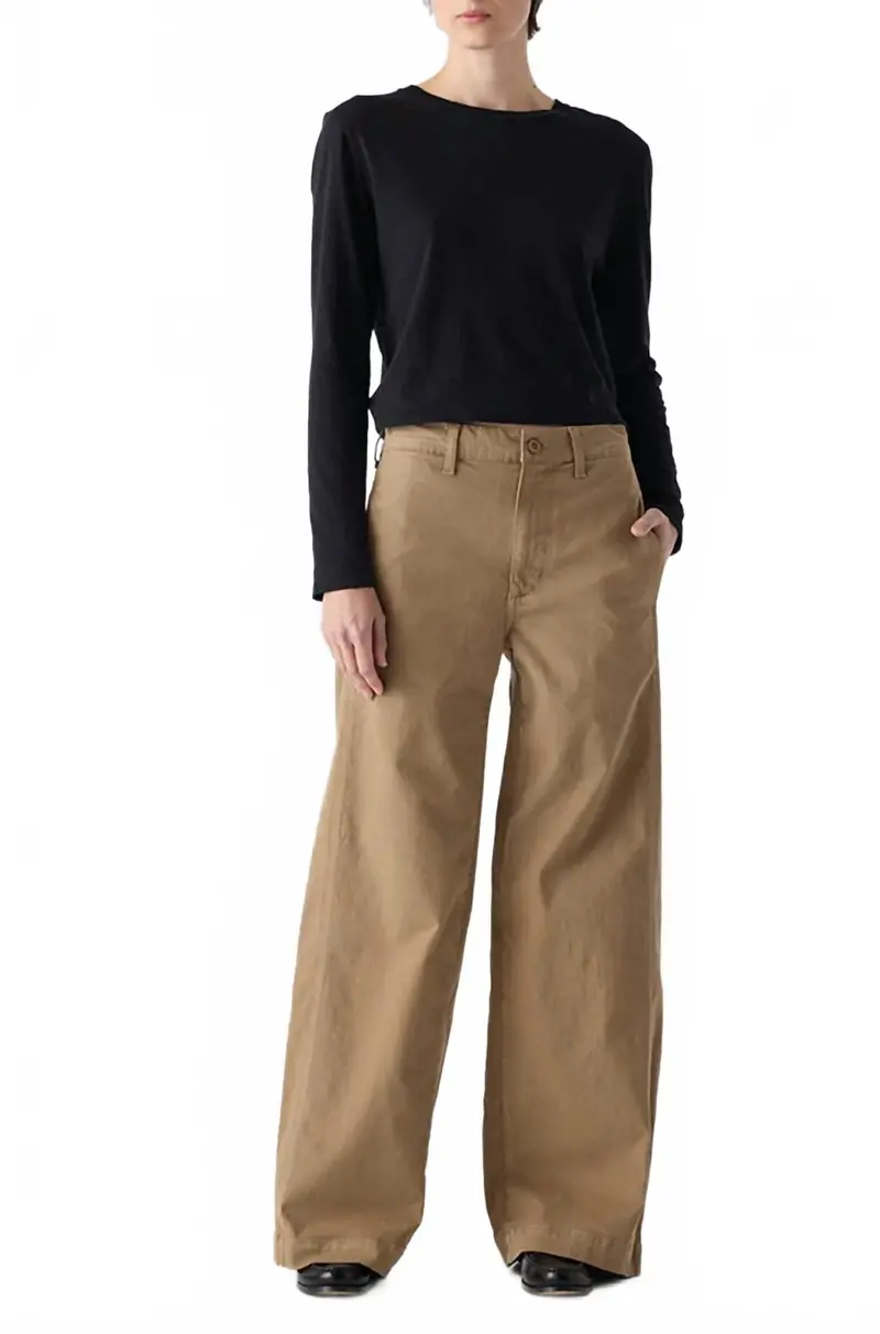 Maddi Trouser In Sand 1