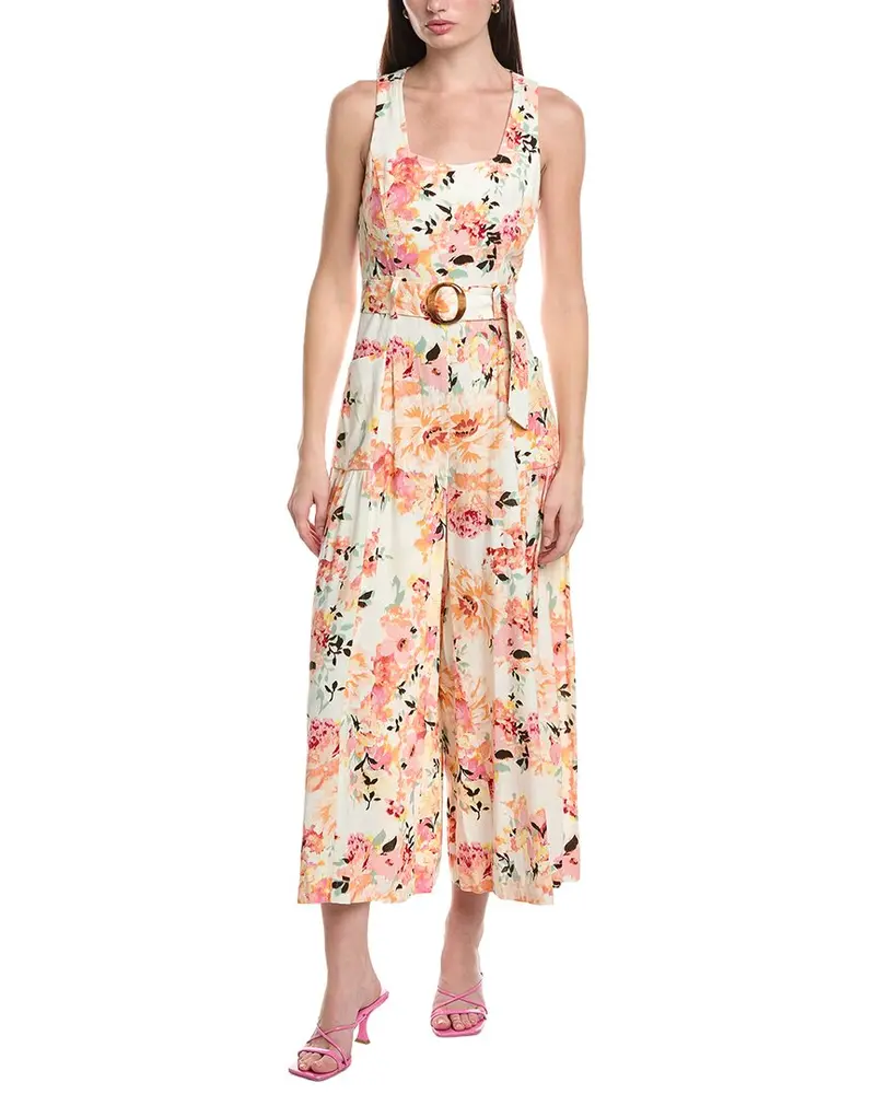 Maison Tara Linen-Blend Jumpsuit 1