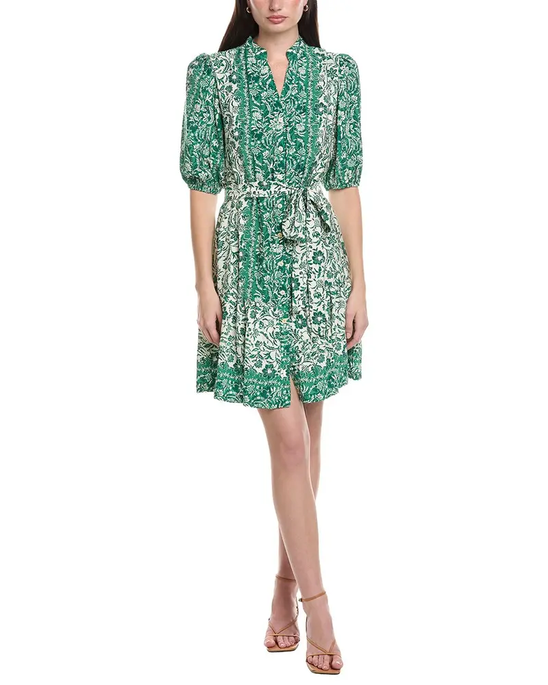 Maison Tara Printed Marrakesh Short Sleeve Mini Dress 1