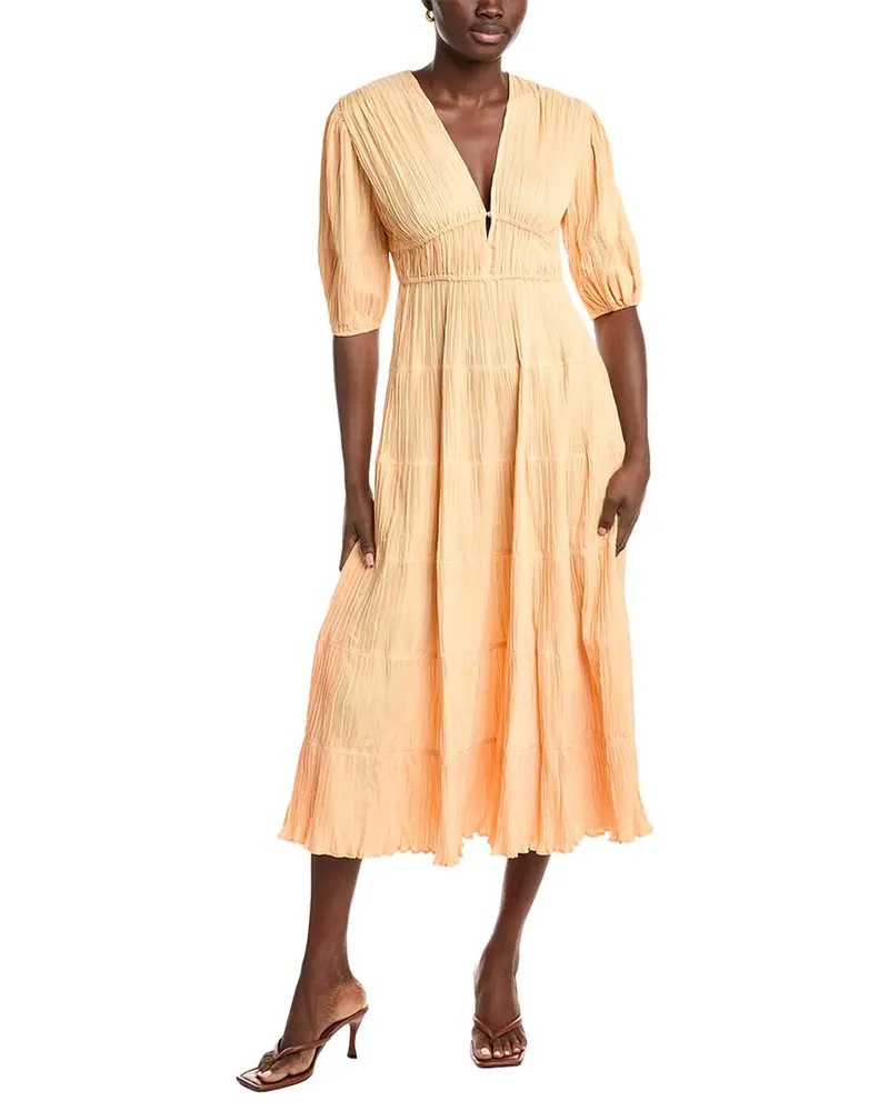 Maje Twisted Front Midi Dress 1