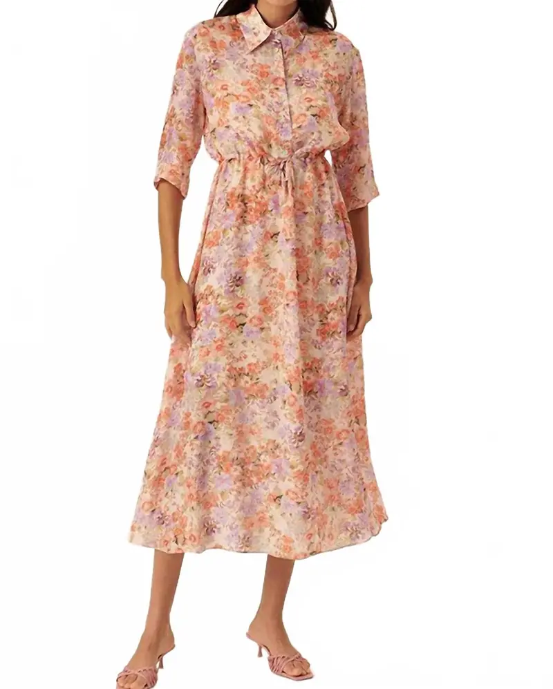 Maliyah Midi Dress In Multi Color 1