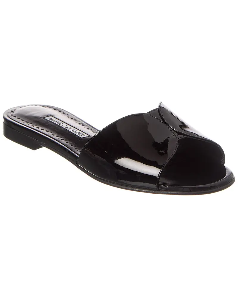 Manolo Blahnik Houramu Patent Sandal 1