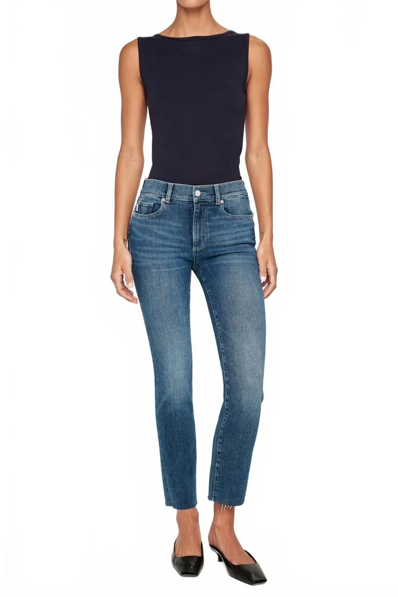 Mara Ankle Straight Jean In Chancery 1