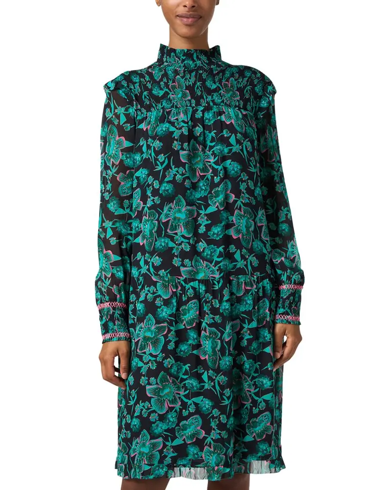 Marc Cain Linen-Blend Mini Dress 1