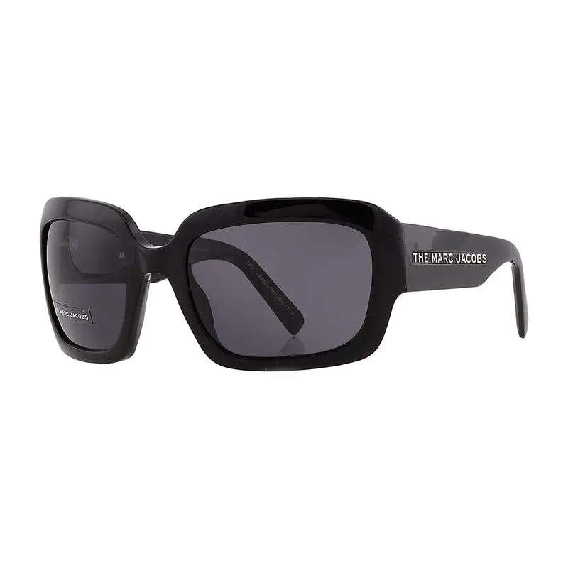 Marc Jacobs Sunglasses Square Full Rim, Black Frame And Grey Lens Marc574/S0807ir 1