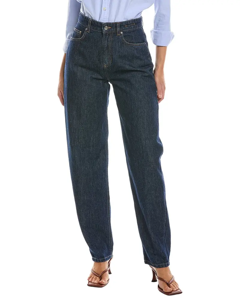 Marella Barrel Denim Trouser 1