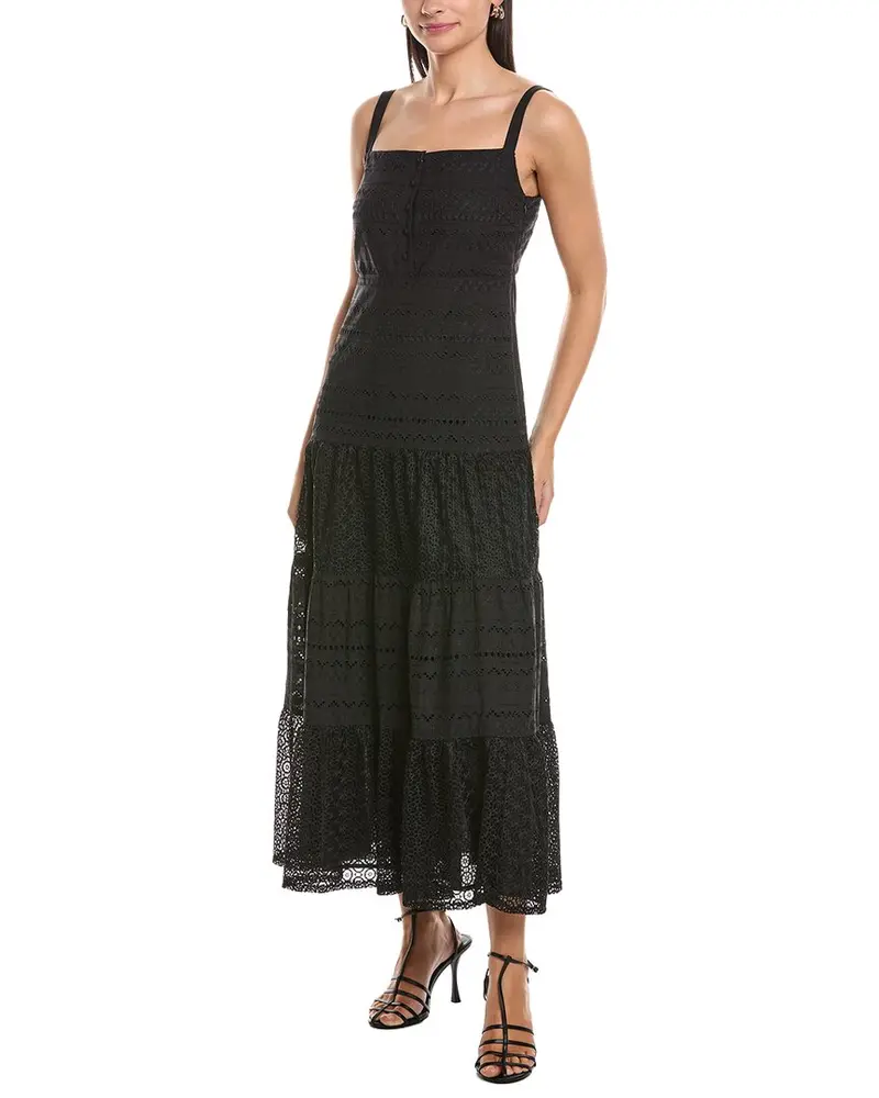 Marella Bavero Eyelet Maxi Dress 1