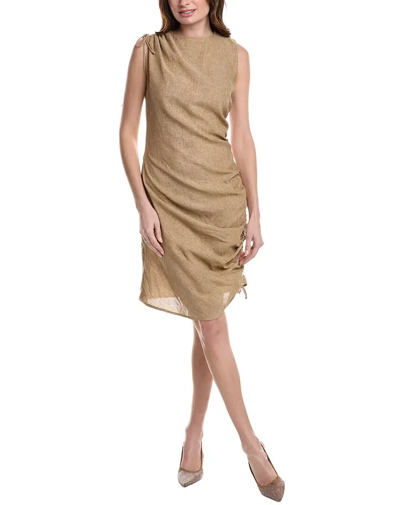 Marella Jolly Linen-Blend Mini Dress 1