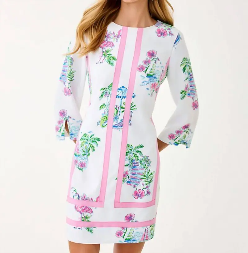 Margaux Dress In Resort White Dee Lightful 1