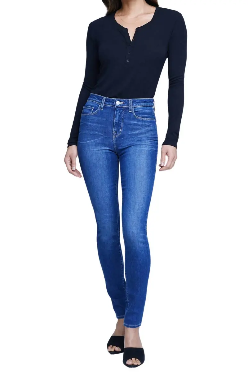 Marguerite High Rise Skinny Jeans In Colton 1