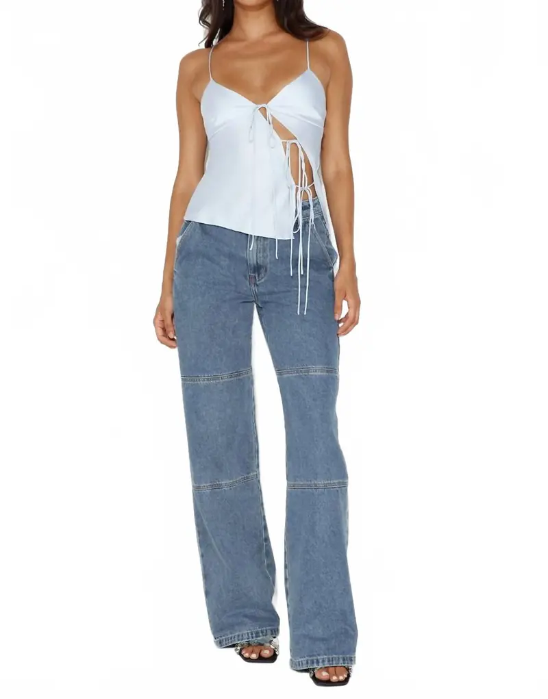 Mariah Cami Top In Pale Blue 1