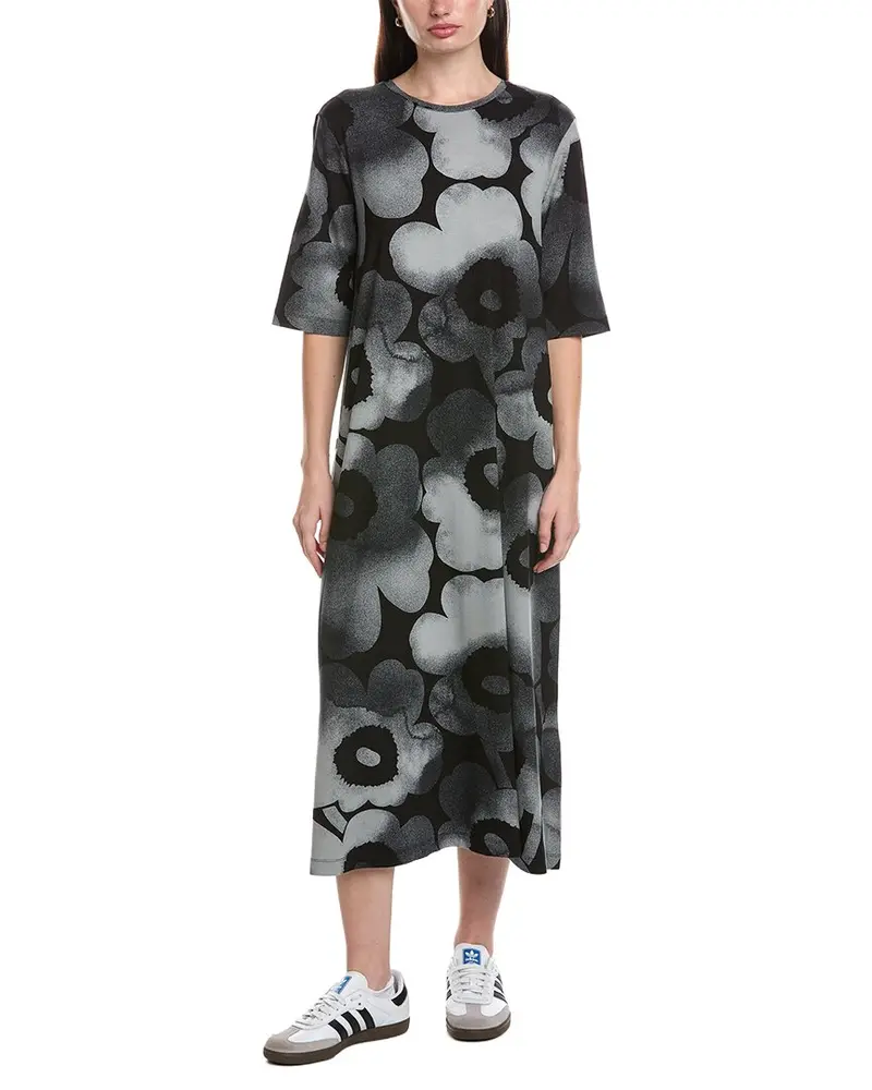 Marimekko Rento Akvarelli Unikko Midi Dress 1