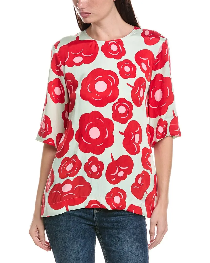 Marimekko Toinen Tumma Tie Back Top 1