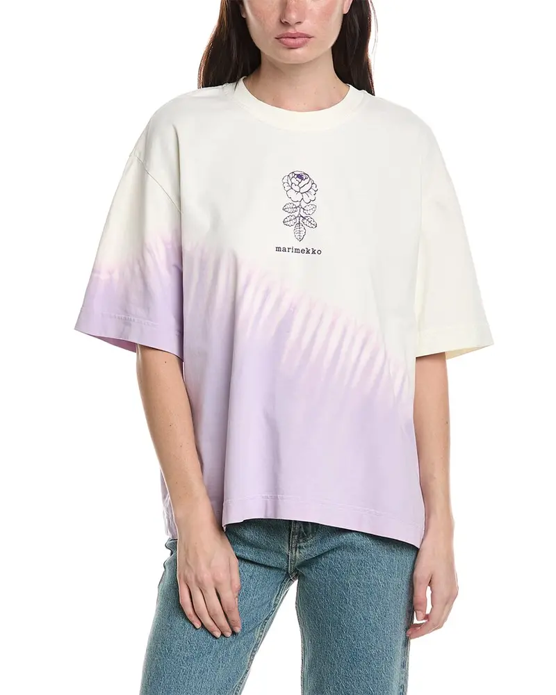 Marimekko Veisto Vihkiruusu Placement T-Shirt 1