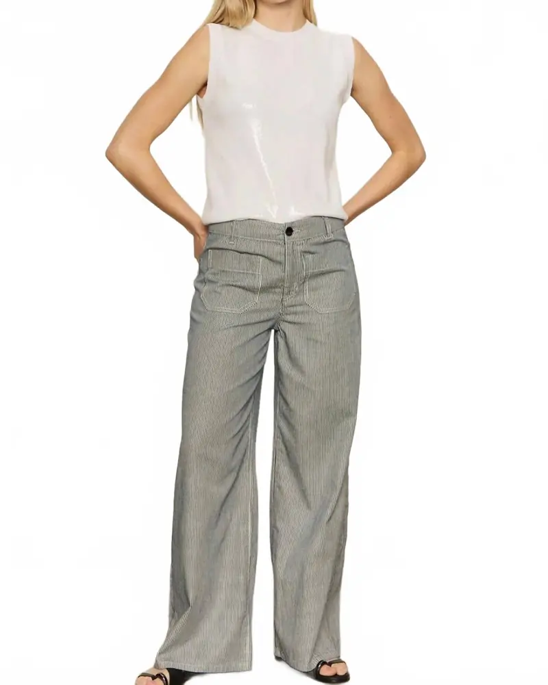 Marine Pants In Yacht Stripe 1