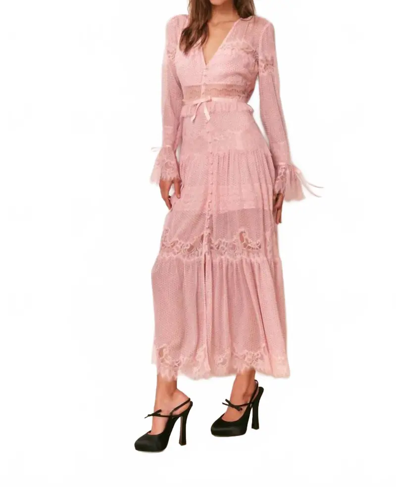 Marinetta Dress In Pink Nude 1