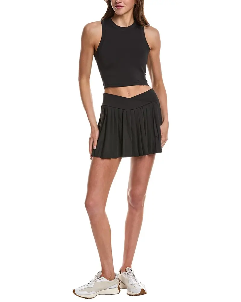 Marion 2.5In 2Pc Skyline Cutout Pleated Skort Set 1