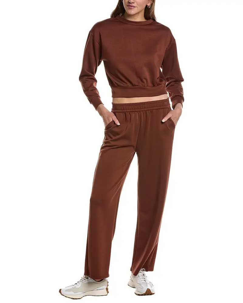 Marion 28In 2Pc Straight Pant & Sweatshirt Set 1