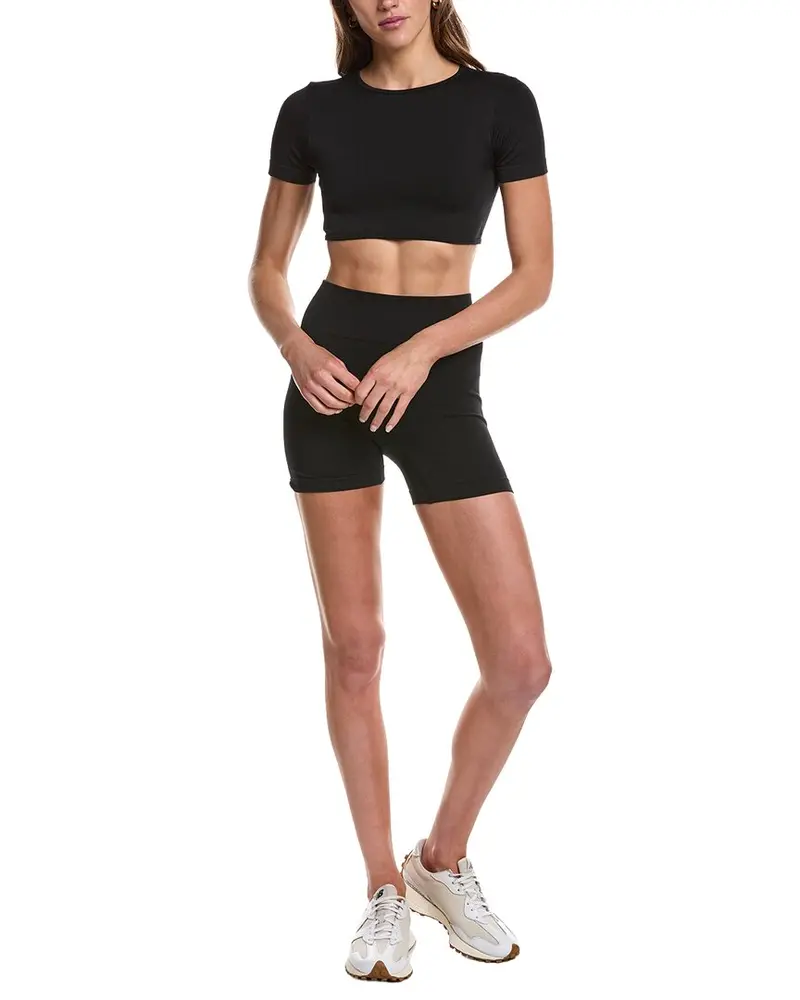 Marion 4In 2Pc Open-Back Crop Top & Short Set 1