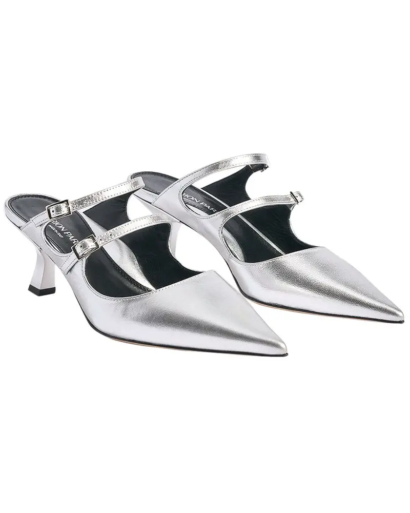 Marion Parke Francine Mule Leather Mule Pump 1