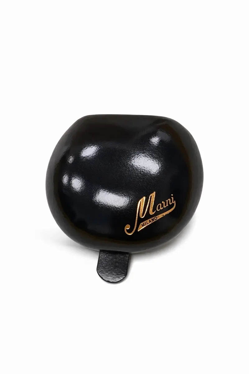 Marni Small Leather Coin Pouch - Black 1